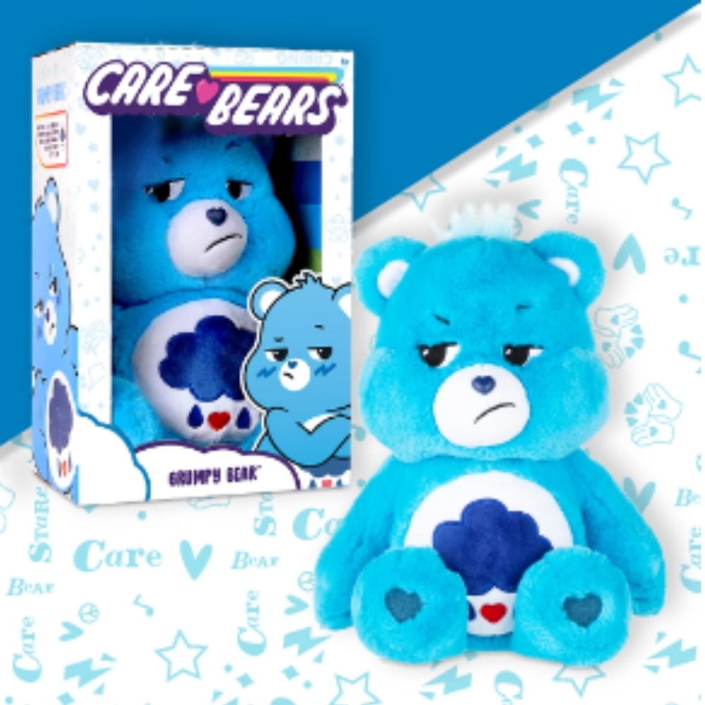 Care Bears Grumpy Bear Stuffed Animal, 14 inches